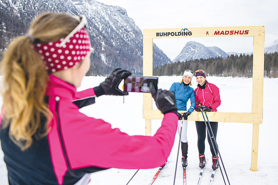 Ruhpolding Winter Langlauf Portrait