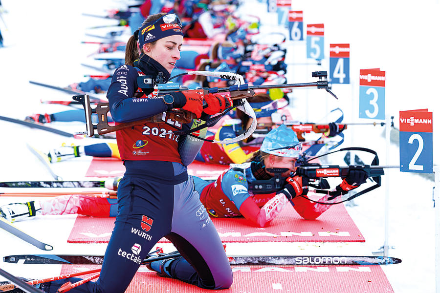 Biathlon Ruhpolding Winter Vanessa Vogt