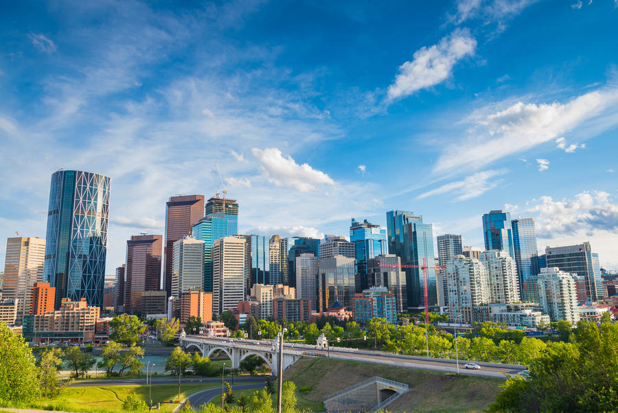 City skyline of Calgary, Alberta, Canada