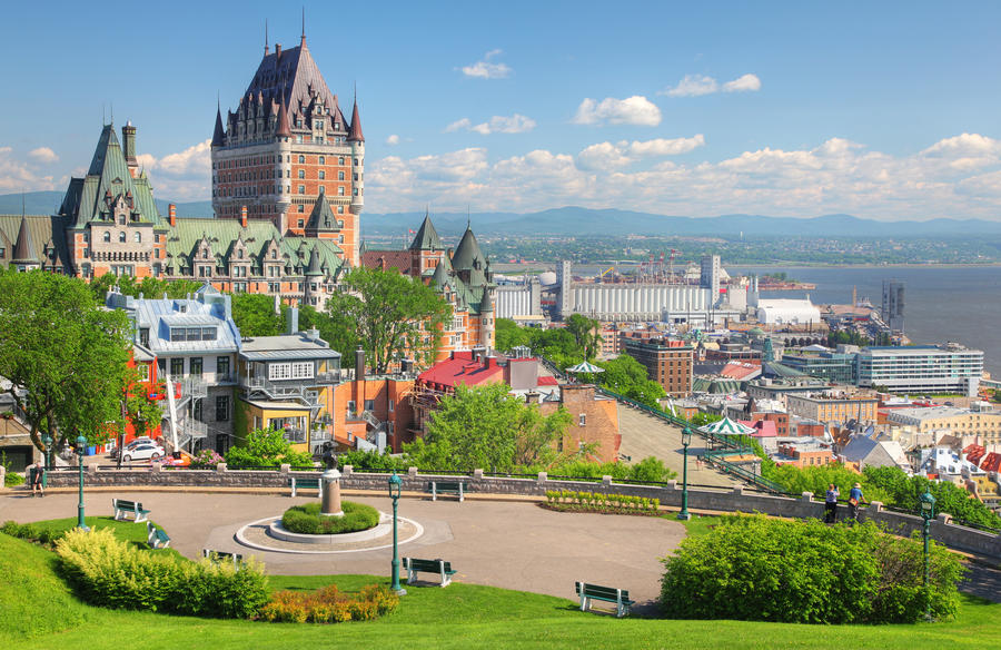 Chateau Frontenac in the Old Quebec City