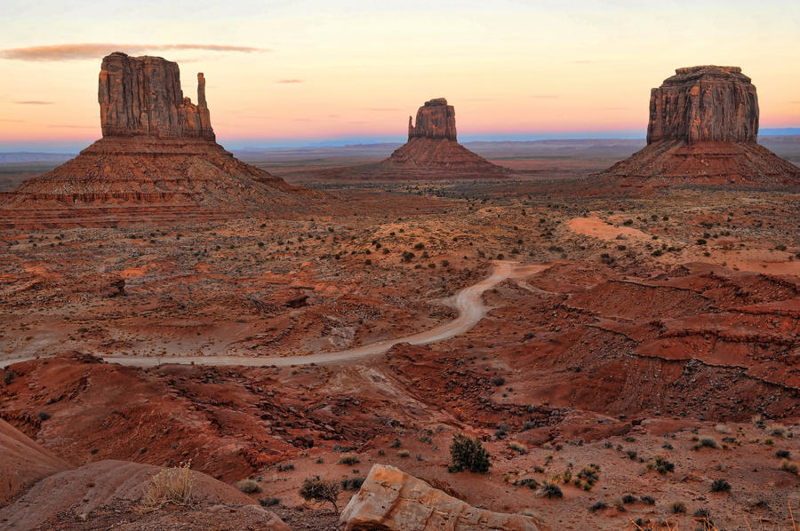 The Beginning of winter in Monument Valley