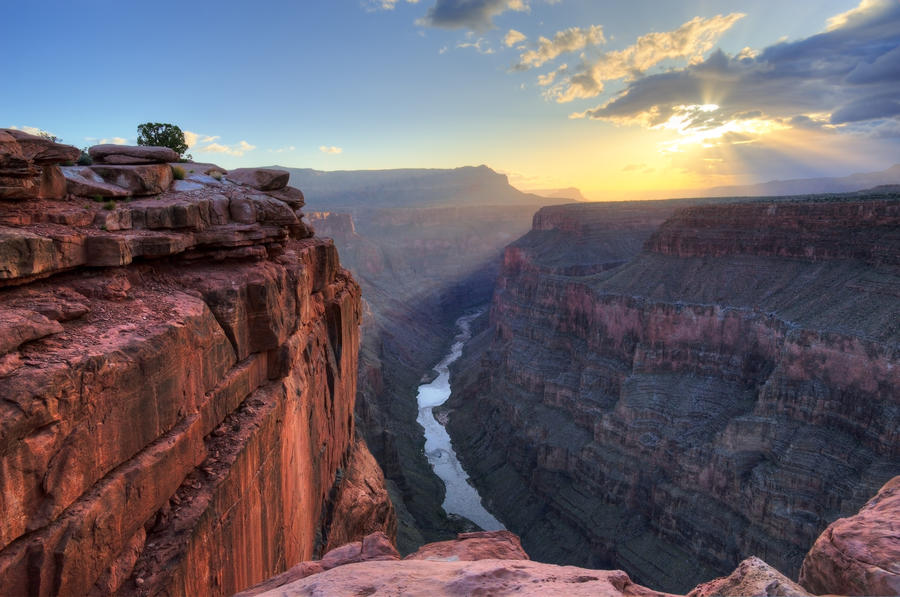 Toroweap Overlook on the north rim of the Grand Canyon National Park, Arizona.
