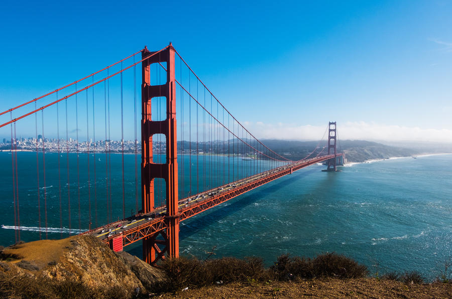 Golden Gate Bridge in San Francisco, California