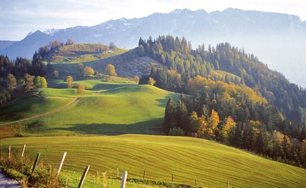 Landschaft - Panorama von der Alp, Schwarzwald, Baden Württemberg, Deutschland