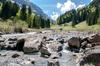 Wild river in the Rappenalptal near Bad Hindelang in the Allgäu