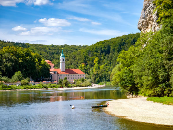 the bavarian city of regensburg in der oberpfalz