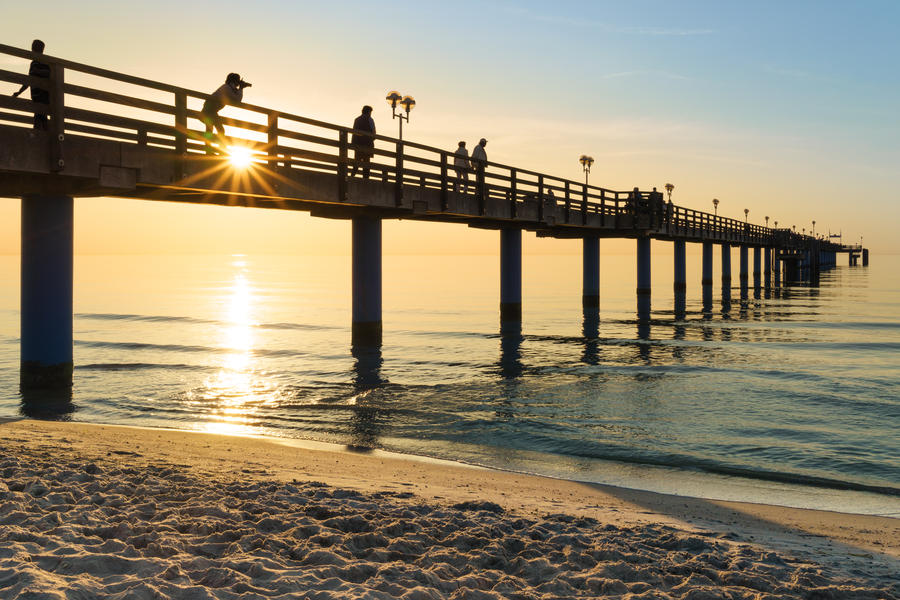 Pier at the Baltic Sea
