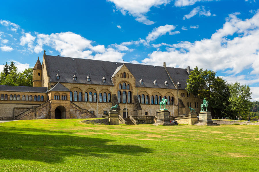 The Kaiserpfalz in Goslar in a beautiful summer day, Germany