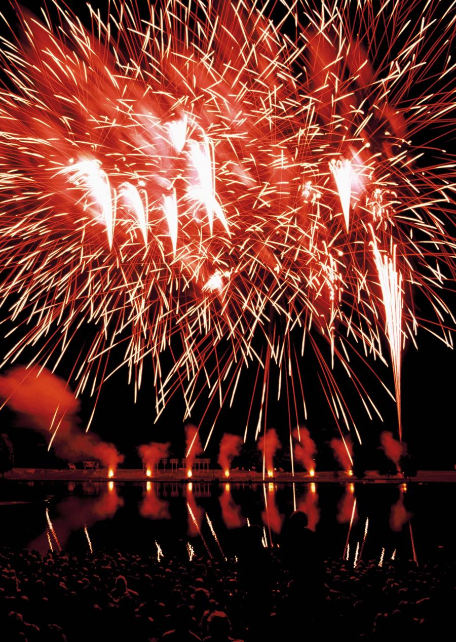 Feuerwerk, Rhein in Flammen, Bonn, Nordrhein-Westfalen