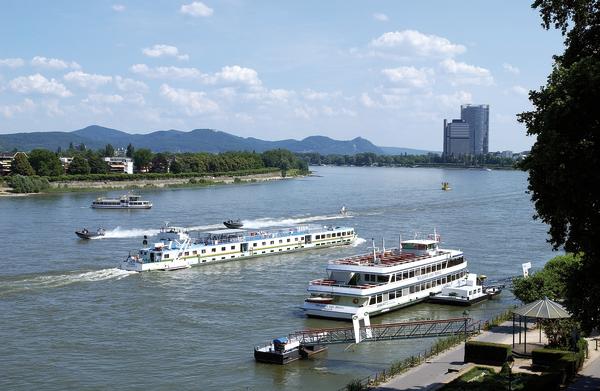 Rheinschiff, Rhein, Bonn, Nordrhein-Westfalen
