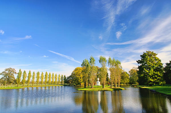 English Grounds of Woerlitz Rousseau island