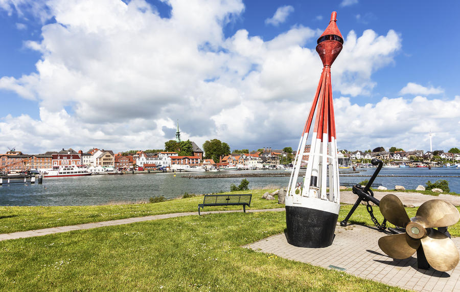 Kappeln, View Harbour Buoy, Schlei Region, Northern Germany