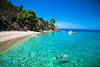 Beautiful Robinson beach on the east coast of Sithonia on Halkidiki, Greece.