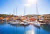 View of Gaios town, Paxos island, Greece