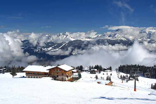 beautiful  mountains in Flachau