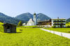 Village with a church, Austria, Tyrol, Wildschoenau