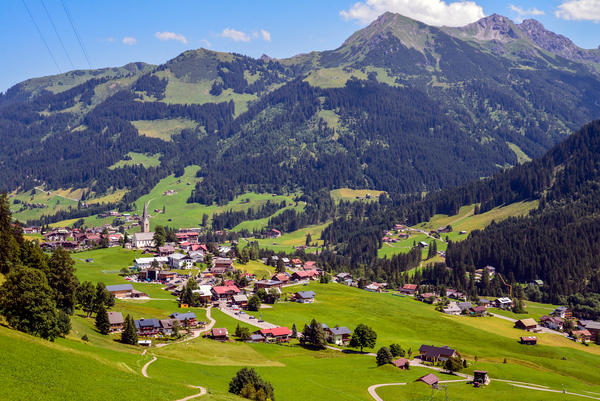 Hiking in the Kleinwalsertal, Austria