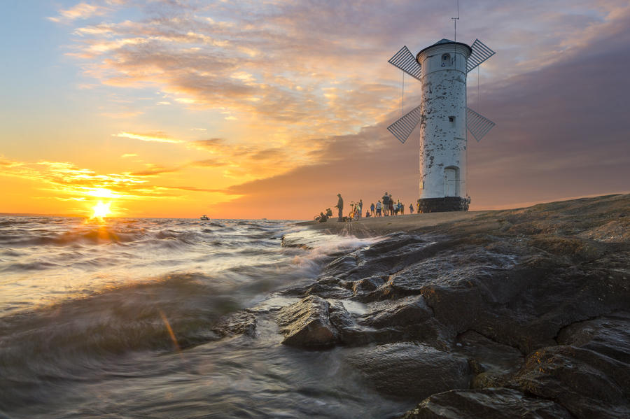 Windmill in Swinoujscie, Poland