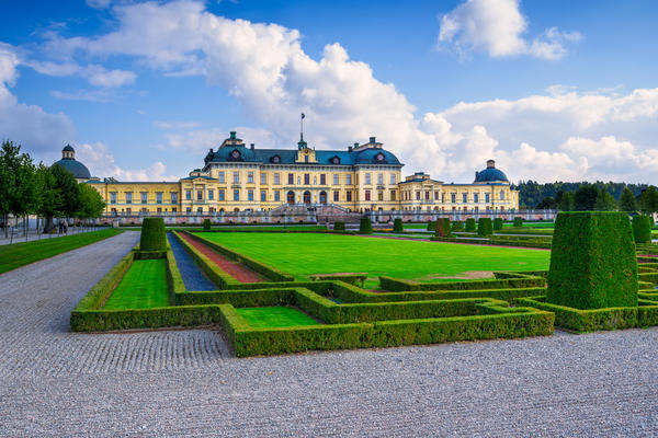 Drottningholm palace in Stockholm,  Sweden