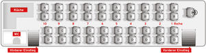 Sitzplan Premium Bus