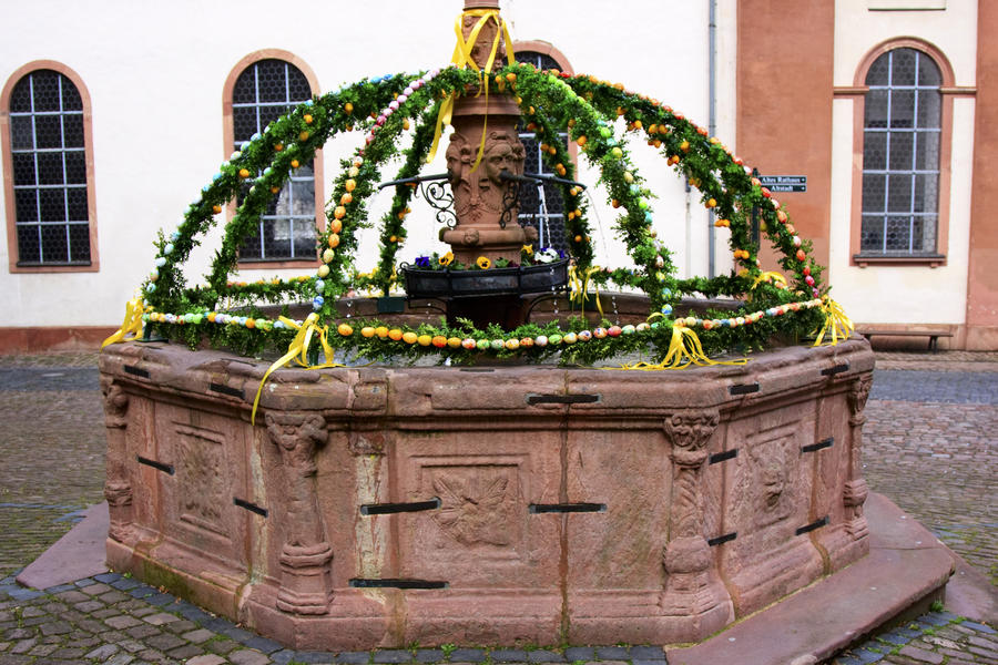 Easter fountain