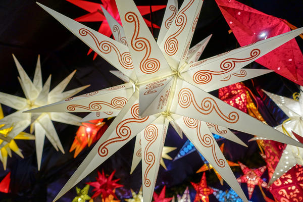 Christmas market, Chriskindlesmarkt in Nuremberg, Middle Franconia, Bavaria, Germany, Europe