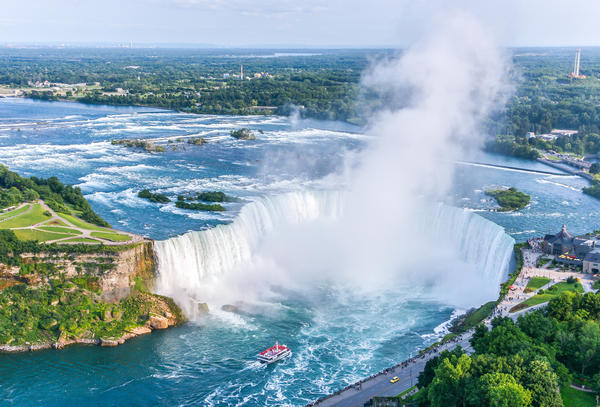 Niagara Falls Aerial View, Canadian Falls, Canada